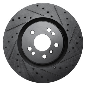 DFC® - Premium Drilled and Slotted Front Passenger Side Brake Rotor