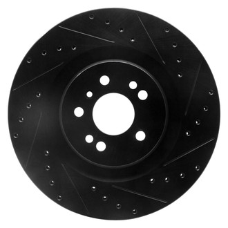 DFC® - Premium Drilled and Slotted Front Passenger Side Brake Rotor