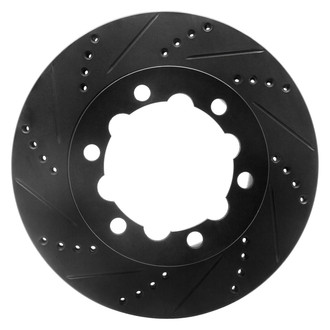 DFC® - Premium Drilled and Slotted Rear Driver Side Brake Rotor