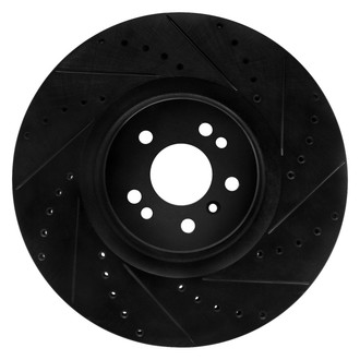 DFC® - Premium Drilled and Slotted Front Passenger Side Brake Rotor