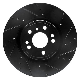 DFC® - Premium Drilled and Slotted Front Passenger Side Brake Rotor