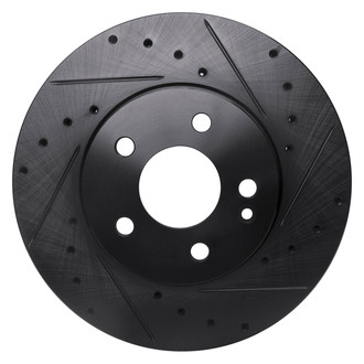 DFC® - Premium Drilled and Slotted Front Passenger Side Brake Rotor