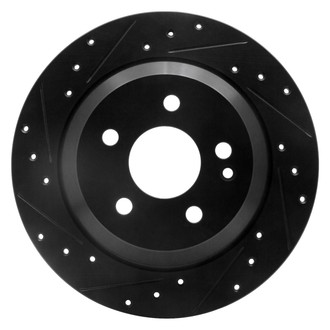 DFC® - Premium Drilled and Slotted Rear Driver Side Brake Rotor