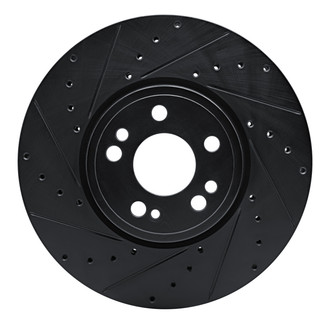 DFC® - Premium Drilled and Slotted Front Driver Side Brake Rotor