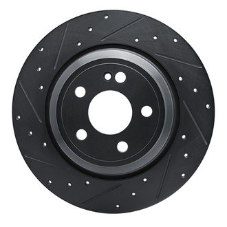 DFC® - Premium Drilled and Slotted Rear Driver Side Brake Rotor