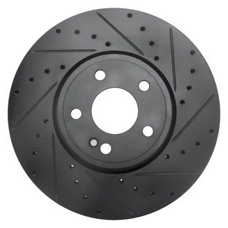 DFC® - Premium Drilled and Slotted Front Passenger Side Brake Rotor