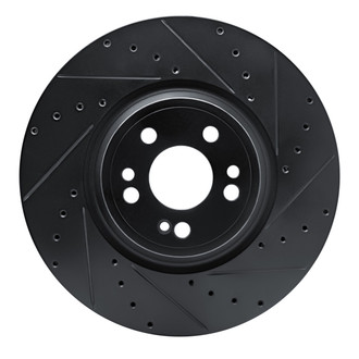 DFC® - Premium Drilled and Slotted Front Passenger Side Brake Rotor