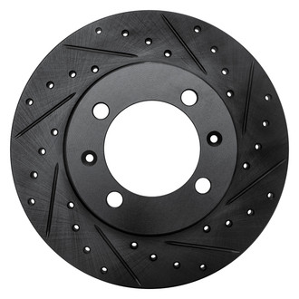 DFC® - Premium Drilled and Slotted Front Passenger Side Brake Rotor