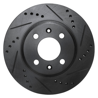 DFC® - Premium Drilled and Slotted Front Passenger Side Brake Rotor
