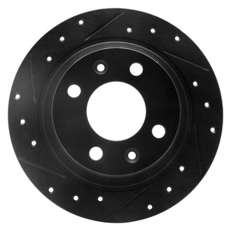 DFC® - Premium Drilled and Slotted Rear Driver Side Brake Rotor