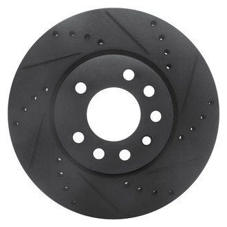 DFC® - Premium Drilled and Slotted Front Passenger Side Brake Rotor