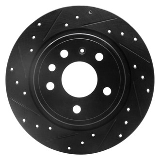 DFC® - Premium Drilled and Slotted Rear Driver Side Brake Rotor