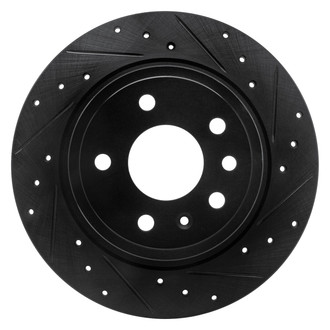 DFC® - Premium Drilled and Slotted Rear Passenger Side Brake Rotor