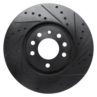 DFC® - Premium Drilled and Slotted Front Passenger Side Brake Rotor