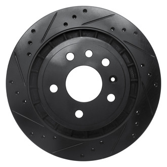 DFC® - Premium Drilled and Slotted Rear Driver Side Brake Rotor