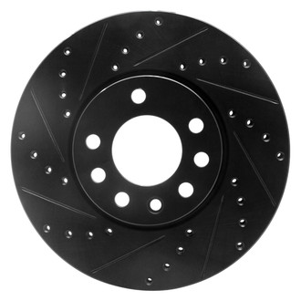 DFC® - Premium Drilled and Slotted Front Driver Side Brake Rotor