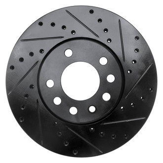 DFC® - Premium Drilled and Slotted Front Passenger Side Brake Rotor