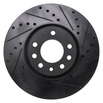 DFC® - Premium Drilled and Slotted Front Passenger Side Brake Rotor
