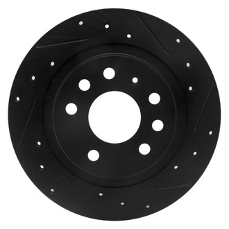 DFC® - Premium Drilled and Slotted Rear Passenger Side Brake Rotor