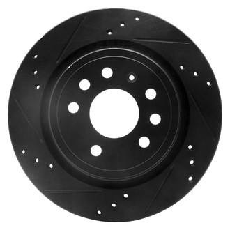DFC® - Premium Drilled and Slotted Rear Driver Side Brake Rotor