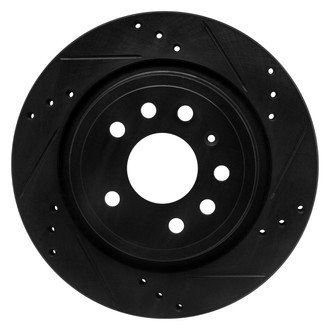 DFC® - Premium Drilled and Slotted Rear Passenger Side Brake Rotor