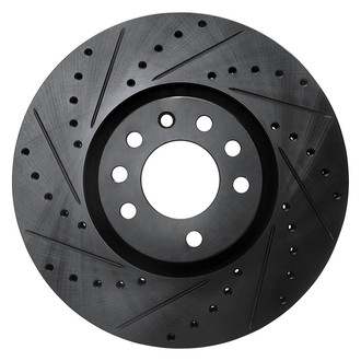 DFC® - Premium Drilled and Slotted Front Driver Side Brake Rotor