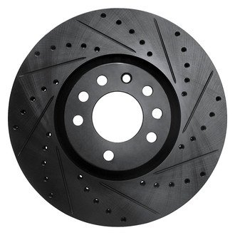 DFC® - Premium Drilled and Slotted Front Passenger Side Brake Rotor