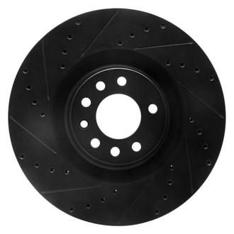 DFC® - Premium Drilled and Slotted Front Driver Side Brake Rotor