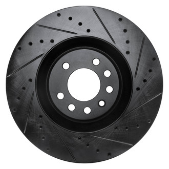 DFC® - Premium Drilled and Slotted Front Passenger Side Brake Rotor