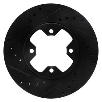 DFC® - Premium Drilled and Slotted Front Driver Side Brake Rotor