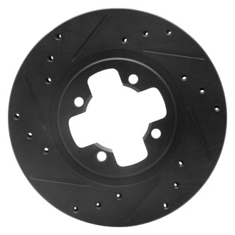 DFC® - Premium Drilled and Slotted Front Driver Side Brake Rotor