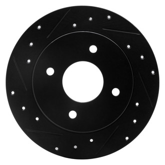 DFC® - Premium Drilled and Slotted Rear Driver Side Brake Rotor