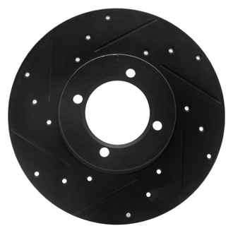 DFC® - Premium Drilled and Slotted Front Driver Side Brake Rotor
