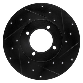 DFC® - Premium Drilled and Slotted Front Passenger Side Brake Rotor