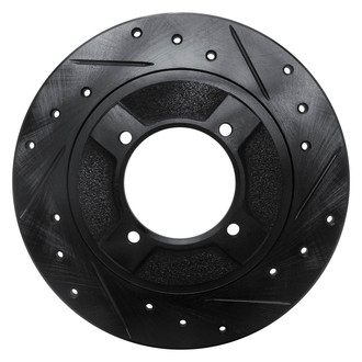 DFC® - Premium Drilled and Slotted Front Passenger Side Brake Rotor