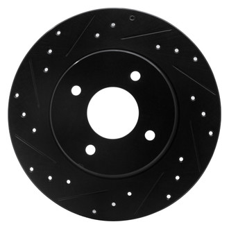 DFC® - Premium Drilled and Slotted Rear Driver Side Brake Rotor