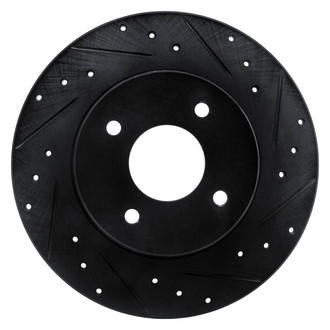 DFC® - Premium Drilled and Slotted Rear Passenger Side Brake Rotor