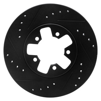 DFC® - Premium Drilled and Slotted Front Driver Side Brake Rotor