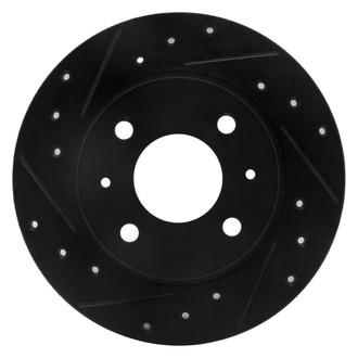 DFC® - Premium Drilled and Slotted Front Driver Side Brake Rotor
