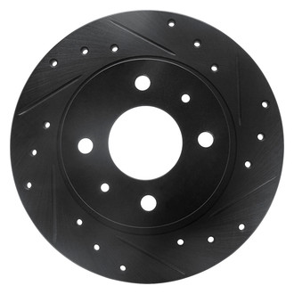 DFC® - Premium Drilled and Slotted Front Passenger Side Brake Rotor