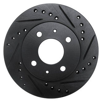 DFC® - Premium Drilled and Slotted Front Passenger Side Brake Rotor