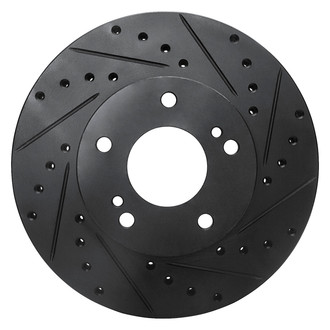 DFC® - Premium Drilled and Slotted Front Passenger Side Brake Rotor