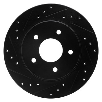 DFC® - Premium Drilled and Slotted Rear Driver Side Brake Rotor