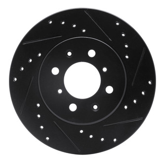 DFC® - Premium Drilled and Slotted Front Passenger Side Brake Rotor
