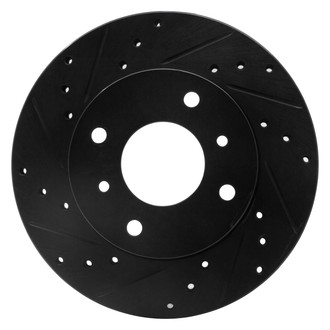 DFC® - Premium Drilled and Slotted Front Driver Side Brake Rotor