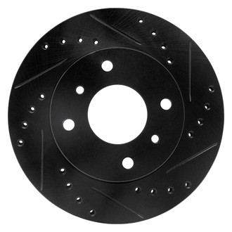 DFC® - Premium Drilled and Slotted Front Passenger Side Brake Rotor