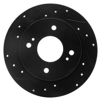 DFC® - Premium Drilled and Slotted Rear Driver Side Brake Rotor