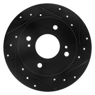 DFC® - Premium Drilled and Slotted Rear Passenger Side Brake Rotor