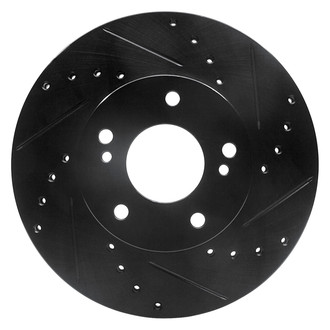 DFC® - Premium Drilled and Slotted Front Passenger Side Brake Rotor