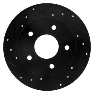 DFC® - Premium Drilled and Slotted Rear Driver Side Brake Rotor